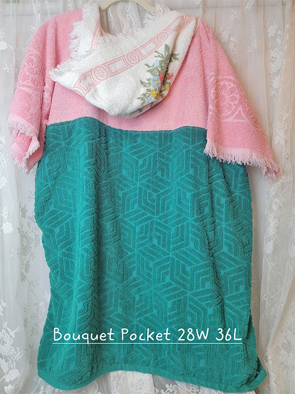 Bouquet Pocket Vintage Towel Dress