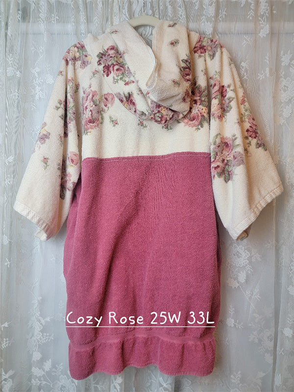 Cozy Rose Vintage Towel Dress