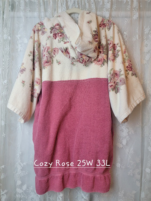 Cozy Rose Vintage Towel Dress
