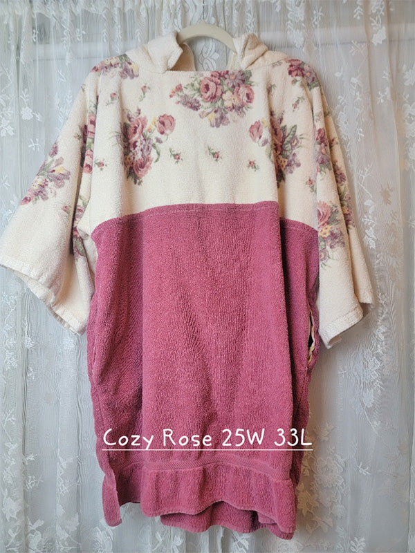 Cozy Rose Vintage Towel Dress