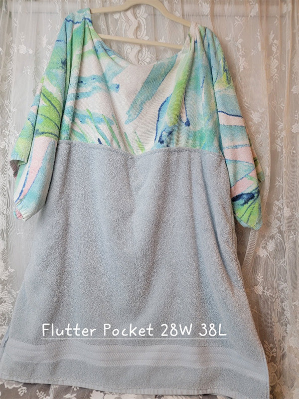 Flutter Pocket Vintage Towel Dress