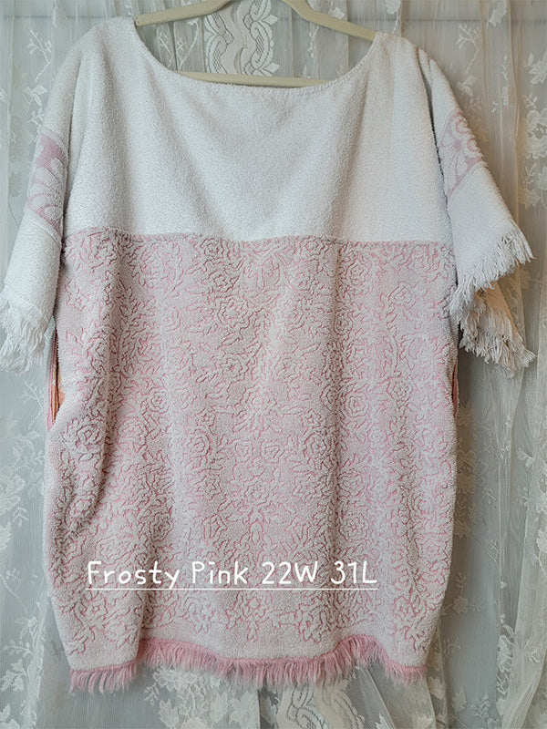 Frosty Pink Vintage Towel Dress