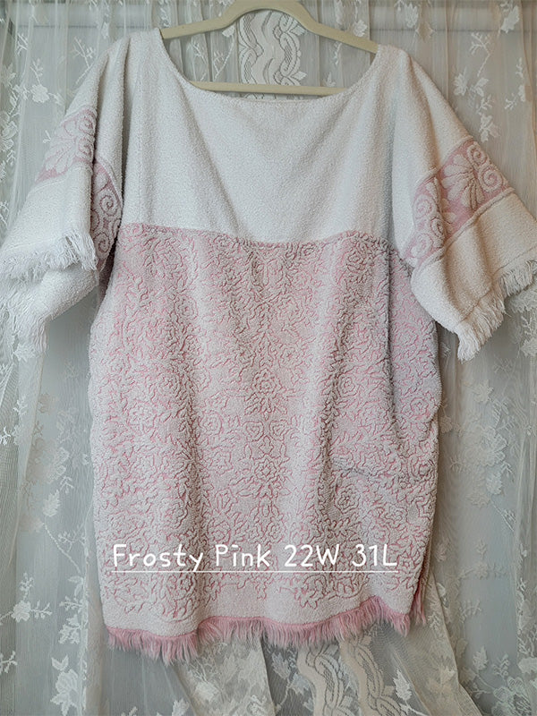 Frosty Pink Vintage Towel Dress