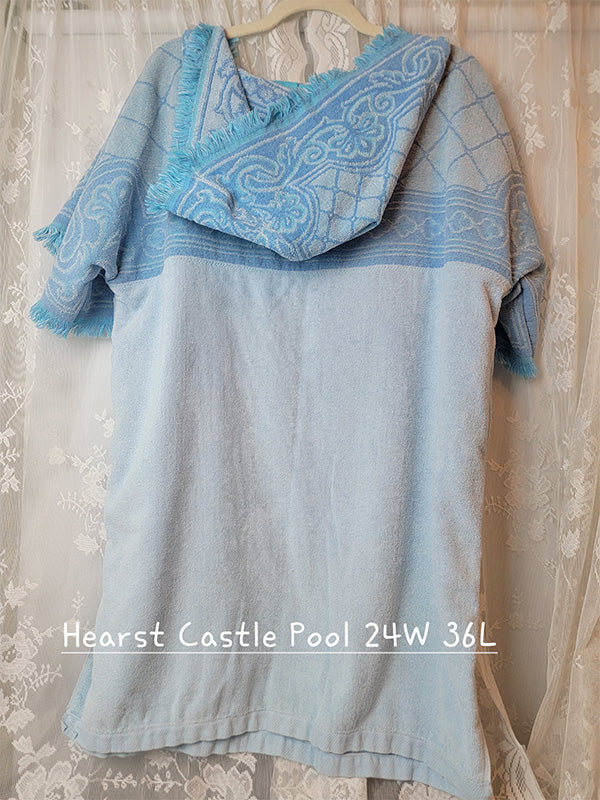 Hearst Castle Pool Vintage Towel Dress