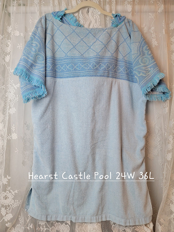 Hearst Castle Pool Vintage Towel Dress